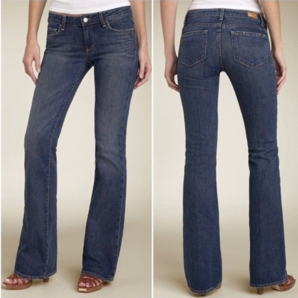 PAIGE Denim - Paige Hollywood‎ Hills Indigo Bell Bottom, Bootcut Size 28